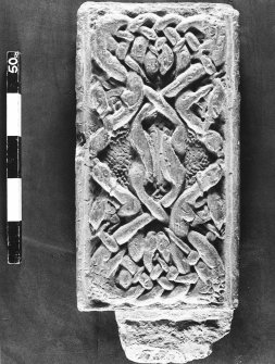 St Andrews Sarcophagus.
Right-hand corner-post from front.
Panel 1B.