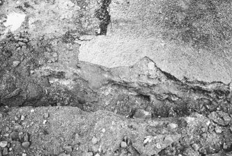 Excavation photograph : east section and base of western track (north)
