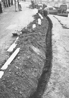 Excavation photograph - General view along W extension of Trench I - from W