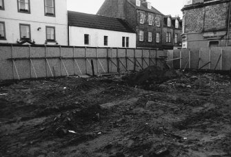 Excavation photograph : location shot of trench A on High Street frontage.