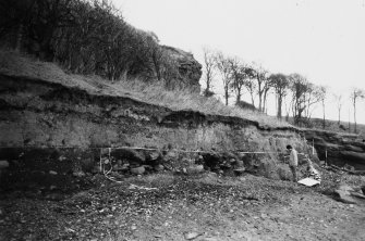 Excavation photograph : looking north-east, at 102 and 103 being drawn.