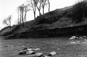 Excavation photograph : looking west towards Macduff's Castle - Jonathan's Cave.