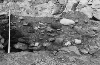 Excavation photograph : section.