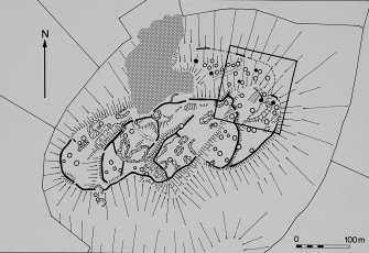 Hillforts Monograph 1:Fig 3.25, p110  Composite plan of fort.