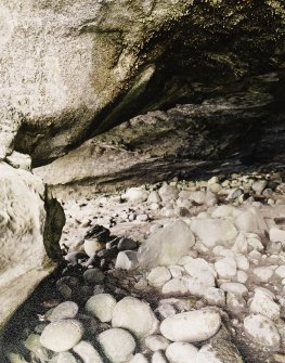 King's Caves Survey
Cave S1: General view inside cave with setting and rock pillar. From S without scale.