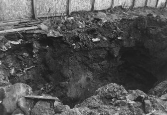 Excavation photograph : trench b, looking north-east.