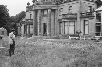 View of Letham Grange from south.