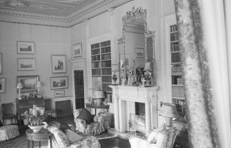 Interior view of Haddo House showing morning room, originally the library.