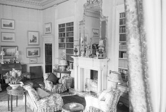 Interior view of Haddo House showing morning room, originally the library.