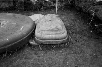 Fairfield House - Well Excavation
Frame 10 - Granite setts - from south-east
Frame 12 - Detail of plinth - from north-east