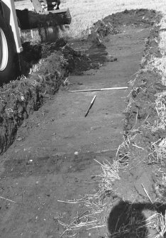 Excavation photograph : area 2 - waggon way