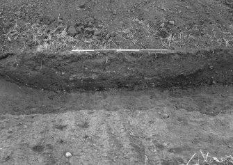 Excavation photograph : area 2 - west end of north baulk