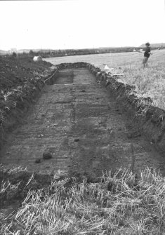 Excavation photograph : area 2 - track of wagonway completely exposed