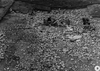 Excavation photographs: Film 15; Trench VI; Trench VII; shots from tower; details of stones and contexts.