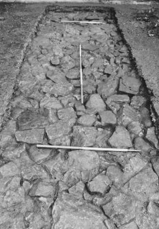 Craignethan Castle
Excavations 1993-1995
Frame 8 - Trench 1 with F202 exposed - from east

