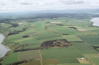 Aerial view of Black Isle from Gallows Hill, Cromarty, looking SW.