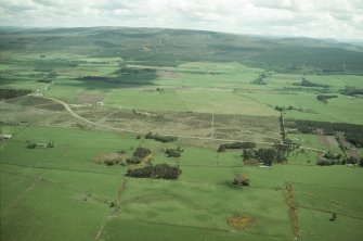 Aerial view of Culloden Battlefield, E of Inverness, looking SE.
