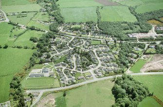 Aerial view of Cradlehall housing development, Inverness, looking SE.