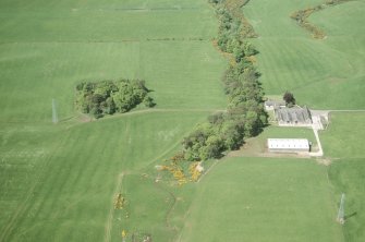Aerial view of Druid Temple and Druid Temple Farm, Inverness, looking NW.