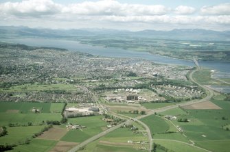 Aerial view of Inverness and the Beauly Firth, looking NW.