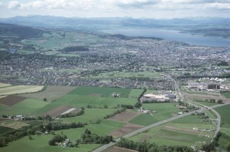 Aerial view of Inverness and Beauly Firth, looking NW.