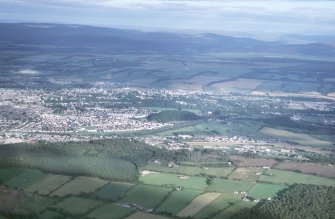 Aerial view of SW Inverness, looking SE.