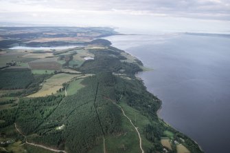 Aerial view of E side of the Black Isle from Ord Hill, looking NE.