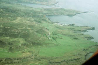 Aerial view of Gometra House, Farm and cottages, Gometra Island, off Mull, looking SE.