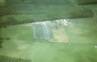 Aerial view of Black Isle Wildlife and Countryside Park, Drumsmittal, near Munlochy, Black Isle, looking NNW.