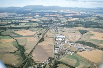 Aerial view of Muir of Ord Industrial Estate, Easter Ross, looking NNW.