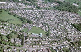 Aerial view of Lochardil, Inverness, looking SE.