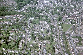 Aerial view of Drummond, Inverness, looking NNE.