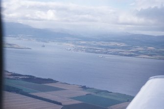 Aerial view of Cromarty Firth & Invergordon, looking NE.