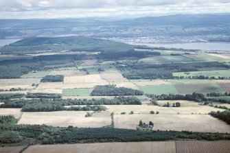 Aerial view of Cotterton and Ord Hill, Black Isle, looking  SE.