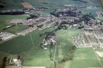 Aerial view of Keith, Moray, looking N.