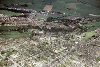 Aerial view of Keith, Moray, looking NW.