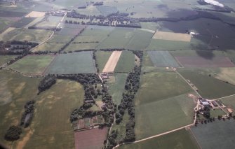 Aerial view of Langley Park House and House of Dun, near Montrose, looking SW.