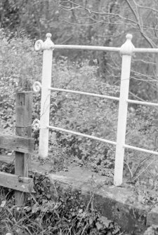 Kirkconnel Hall Bridge : detail of Parupet, Hoddom