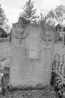 Tombstone, Locharron Old Burial ground, Lochcarron parish, Ross and Cromarty, Highland region