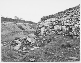 Carn Liath Broch, Dunrobin, Sutherlan, Survey of Masonary, exteriors and interiors