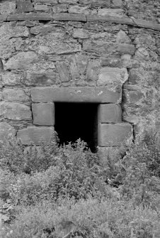 Detail of doorway, Northfield House dovecot, Prestonpans.