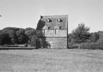 View of entrance elevation, Johnstounburn House dovecot.