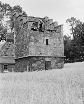 View of St Clement's Wells dovecot from south.