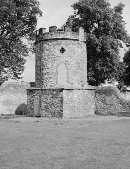 General view of dovecot, Lady Kitty's Garden, Haddington, from south east.