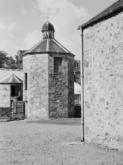 General view of Keith Marischal House dovecot from south.