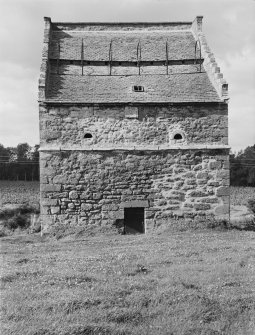 General view of dovecot, Wester Pencaitland Farm, from south.