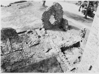 Balvaird Castle, General Views of excavation site in the Outer Courtyard