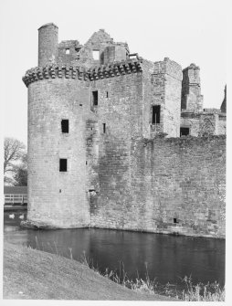 Caerlaverock Castle, Murdoch's Tower and North West Stair Tower