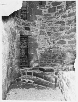 Caerlaverock Castle, Murdoch's Tower and North West Stair Tower