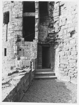 Caerlaverock Castle, Murdoch's Tower and North West Stair Tower